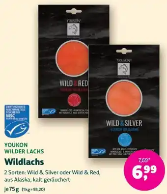 Biomarkt YOUKON WILDER LACHS Wildlachs Angebot