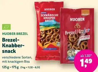 Biomarkt HUOBER BREZEL Brezel Knabbersnack Angebot