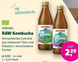 Biomarkt VOELKEL RAW Kombucha Angebot