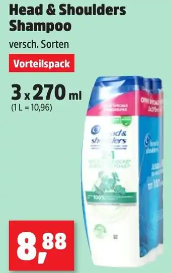 Thomas Philipps Head & Shoulders Shampoo Angebot