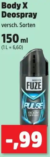 Thomas Philipps FUZE Body X Deospray Angebot