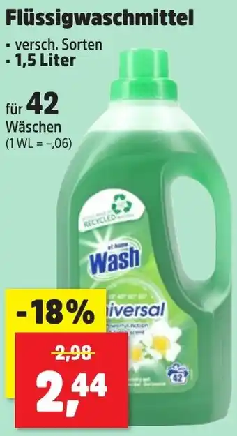 Thomas Philipps Flüssigwaschmittel Angebot