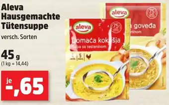 Thomas Philipps Aleva Hausgemachte Tütensuppe Angebot