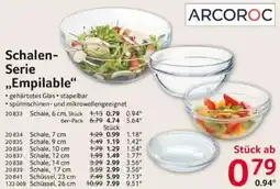 Selgros ARCOROC Schalen Serie ,,Empilable" Angebot