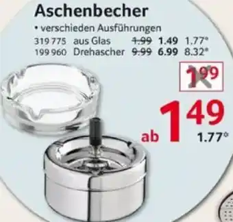 Selgros Aschenbecher Angebot