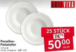 Selgros ARTEVIVA Porzellan Pastateller Angebot