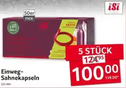 Selgros iSi Einweg Sahnekapseln Angebot