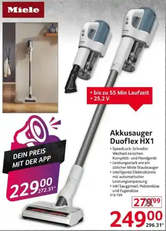 Selgros Miele Akkusauger Duoflex HX1 Angebot