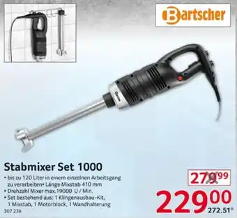 Selgros Bartscher Stabmixer Set 1000 Angebot