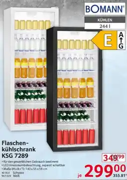 Selgros BOMANN Flaschenkühlschrank KSG 7289 Angebot