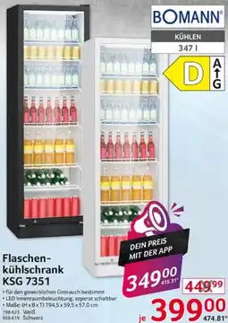 Selgros BOMANN Flaschenkühlschrank KSG 7351 Angebot