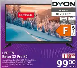 Selgros DYON LED-TV Enter 32 Pro X2 Angebot