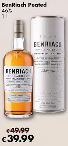 Travel Free BenRiach Peated Angebot