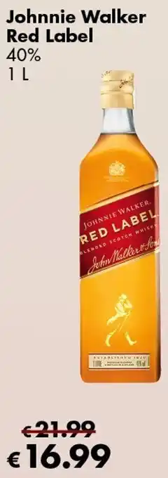 Travel Free Johnnie Walker Red Label Angebot