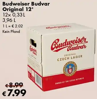 Travel Free Budweiser Budvar Original 12° Angebot