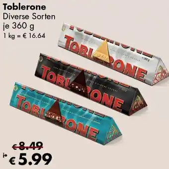 Travel Free Toblerone Angebot