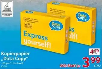 Selgros Kopierpapier ,,Data Copy" Angebot