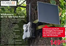 Selgros TECHNAXX Wildkamera 4G TX-189/Solar Panel Angebot