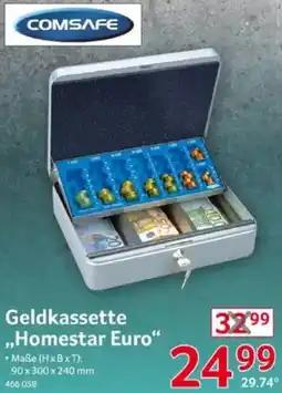 Selgros COMSAFE Geldkassette ,,Homestar Euro" Angebot