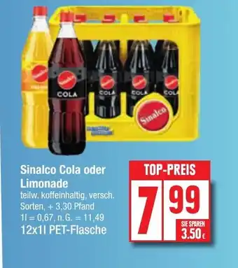 Edeka Sinalco Cola oder Limonade Angebot