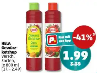 PENNY HELA Gewürz- ketchup Angebot