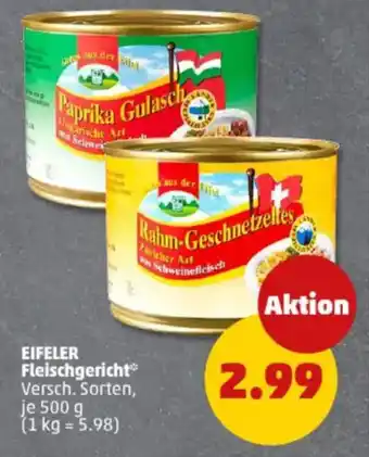 PENNY EIFELER Fleischgericht Angebot