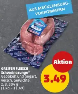 PENNY GREIFEN FLEISCH Schweinezunge Angebot