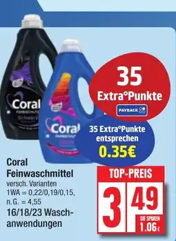 Edeka Coral Feinwaschmittel Angebot