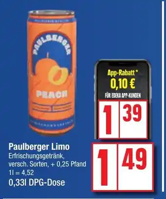 Edeka Paulberger Limo Angebot