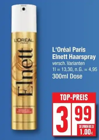 Edeka L'Oréal Paris Elnett Haarspray Angebot