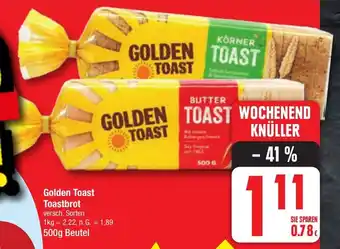 Edeka Golden Toast Toastbrot Angebot