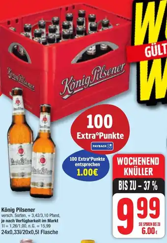 Edeka König Pilsener Angebot