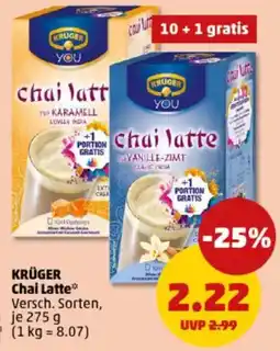 PENNY KRÜGER Chai Latte Angebot