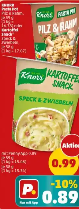 PENNY KNORR Pasta Pot oder kartoffel Angebot