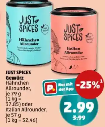 PENNY JUST SPICES Gewürz Angebot