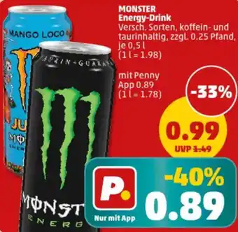 PENNY MONSTER Energy-Drink Angebot