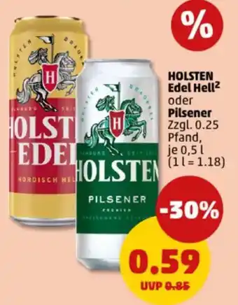 PENNY HOLSTEN Edel Hell oder Pilsener Angebot