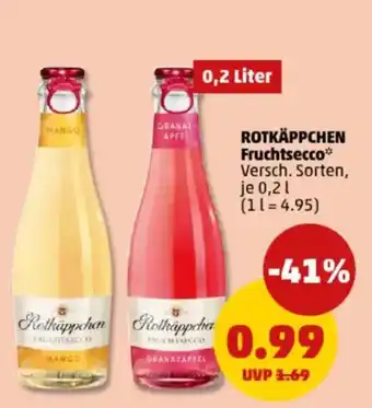 PENNY ROTKÄPPCHEN Fruchtsecco Angebot