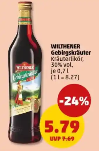 PENNY WILTHENER Gebirgskräuter Angebot