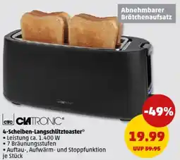 PENNY CIATRONIC 4-Scheiben-Langschlitztoaster Angebot