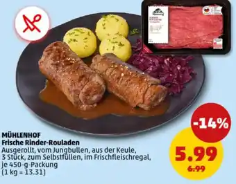 PENNY MÜHLENHOF Frische Rinder-Rouladen Angebot