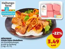 PENNY MÜHLENHOF Frische Puten-Medaillons Angebot