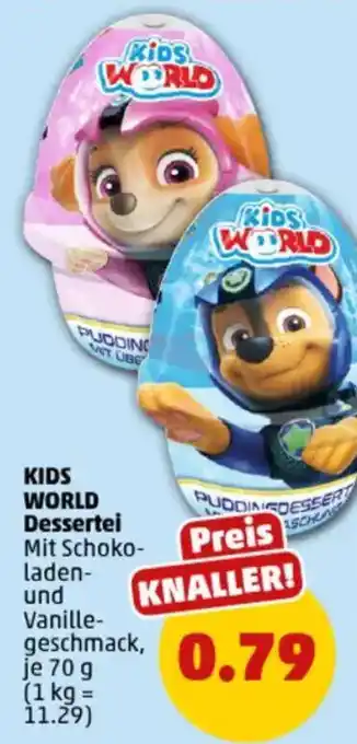 PENNY KIDS WORLD Dessertei Angebot