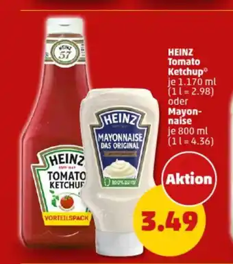 PENNY HEINZ Tomato Ketchup oder Mayon- naise Angebot