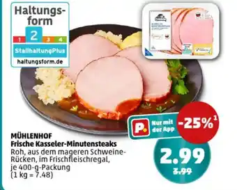 PENNY MÜHLENHOF Frische Kasseler-Minutensteaks Angebot