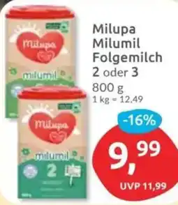 Budni Milupa Milumil Folgemilch 2 oder 3 Angebot