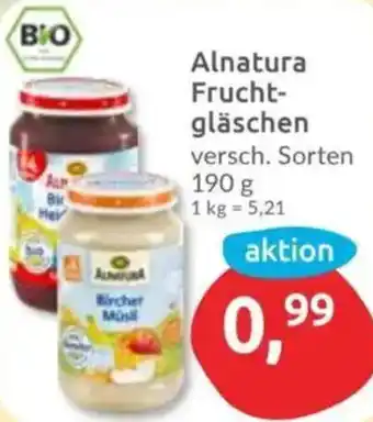 Budni Alnatura Fruchtgläschen Angebot