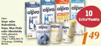 inkoop Alpro Soya oder Haferdrink, Soya, Skyr-Style oder Absolutely Angebot