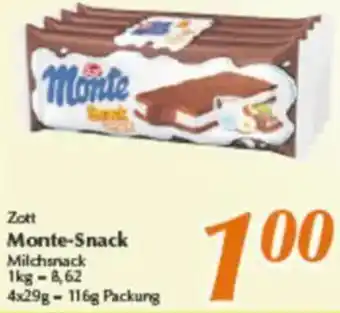 inkoop Zott Monte-Snack Angebot