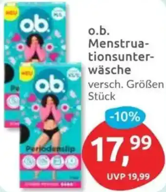 Budni o.b. Menstruationsunterwäsche Angebot